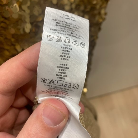 Michael Kors Gold Sequin Dress XS - Picture 5 of 5